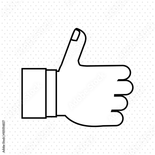 "thumbs up icon design " Stock image and royalty-free vector files on Fotolia.com - Pic 105056827