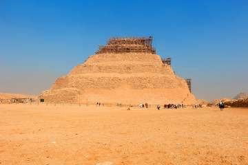 Step pyramid of Djoser in Saqqara, Egypt