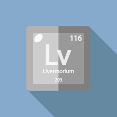 Chemical element Livermorium Flat