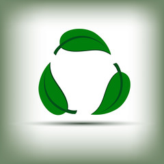 Recycle Leaves , tree leaves vector