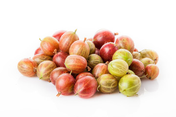 gooseberry isolated on white