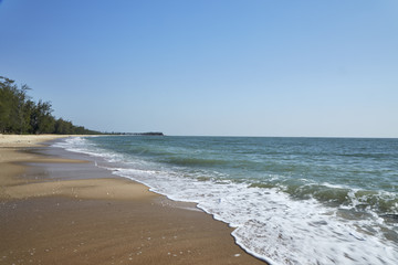 Fototapeta na wymiar The beach in Thailand