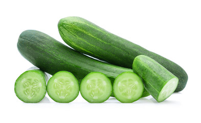 cucumber isolated on white