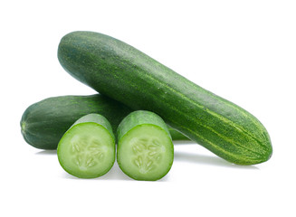 cucumber isolated on white