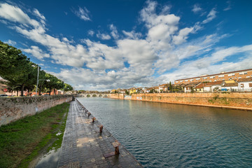 Tiberius Bridge in Rimini
