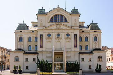 Fototapeta na wymiar Kosice State theater at main square