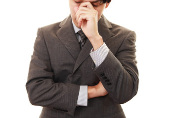 苦悩するビジネスマン