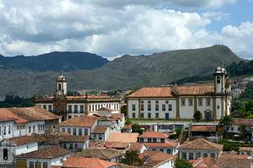 Fototapeta na wymiar Ouro Preto in Minas Gerais, Brazil
