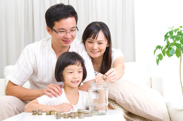 Money saving concept