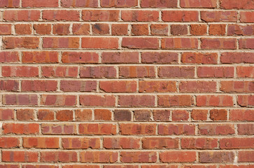 old red brick wall background