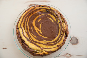 Zebra Käsekuchen 