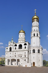 Fototapeta na wymiar Ivan Velikyi bell tower in Moscow