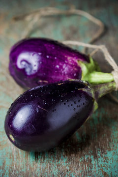 still life with Eggplant (aubergine)
