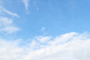 blue sky with clouds