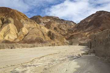 Golden Canyon wash in Death Valley