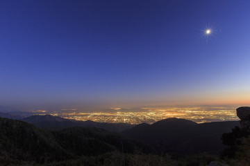 San Bernardino at sunset time