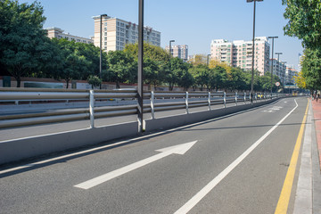 Obraz premium empty road background