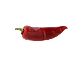 red hot chili peppers, object on a white background