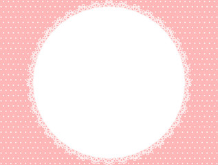 サークル　レース 　ドット背景