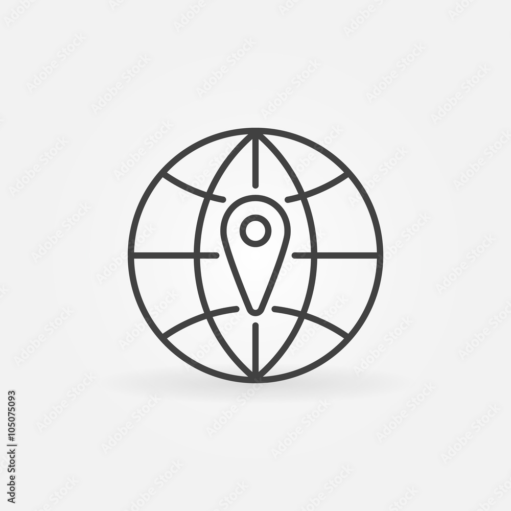 Poster navigation minimal icon