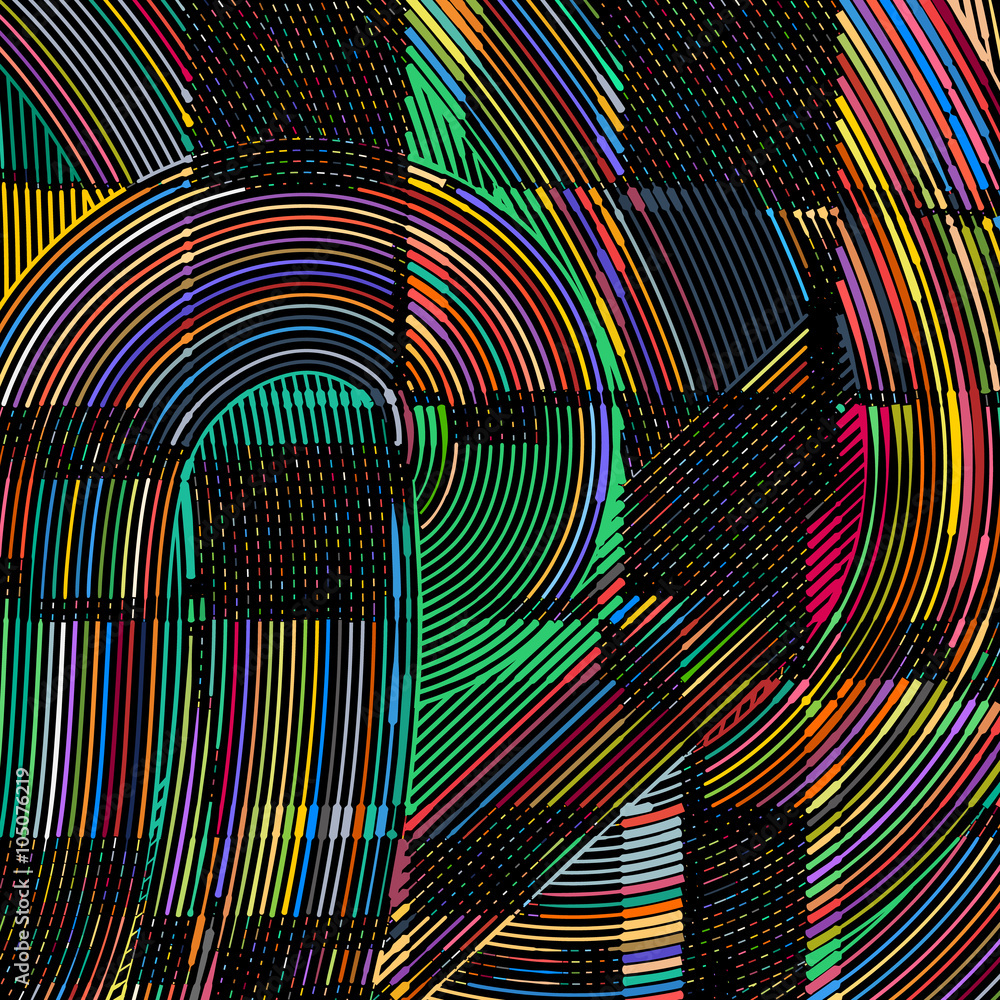 Poster abstract background with colorful lines