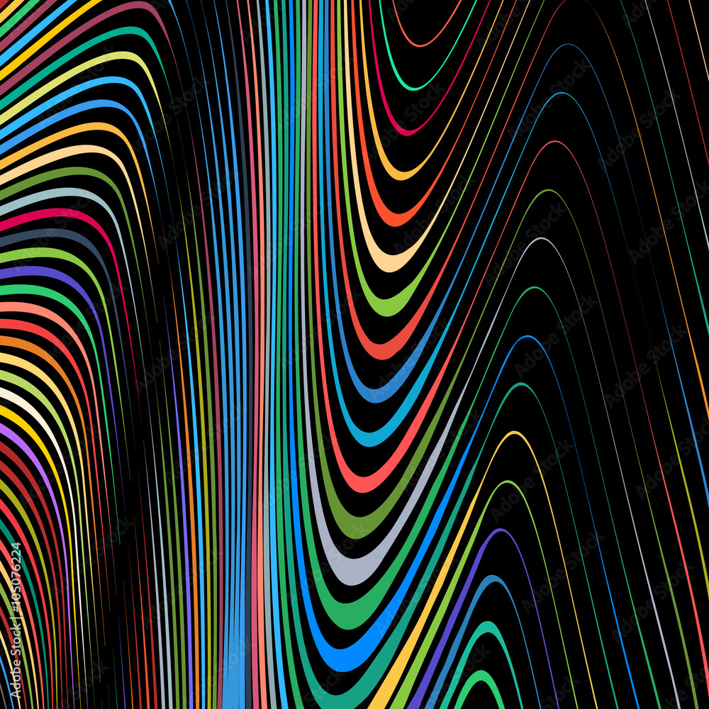 Poster abstract background with colorful lines