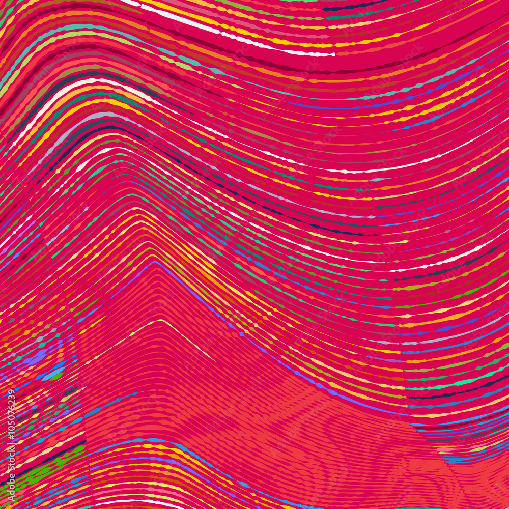 Poster abstract background with colorful lines