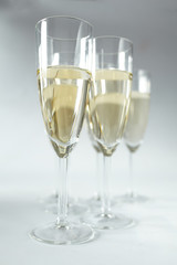champagne glasses