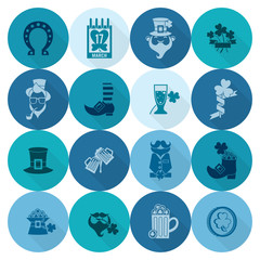 Saint Patricks Day Icon Set