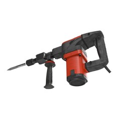 Electric Demolition Jack Hammer on White Background