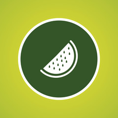 Watermelon Slice Icon