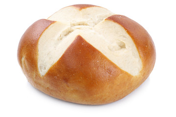 Brötchen Laugenbrötchen zum Frühstück Freisteller freigestel