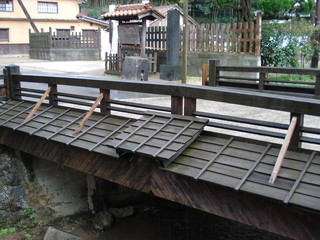 田舎の風景　石見銀山周辺　大森地区　橋
