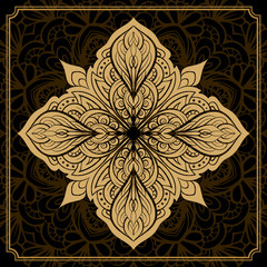 Vector ethnic ornamental element