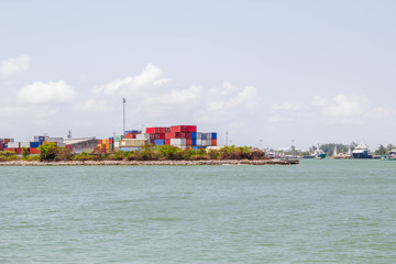 Industry shipping port