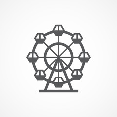 Fototapeta premium Ferris Wheel Icon