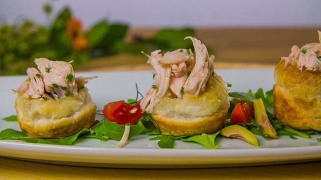 chicken breasts canape