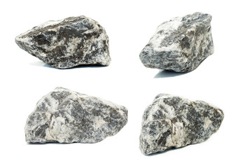  Stones isolated on white