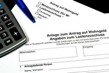 Wohngeldantrag