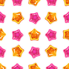 Star Candy Pattern. Vector Illustration