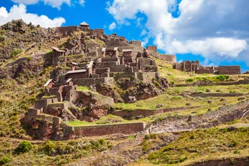 Gordijnen Inca Pisac, Peru © saiko3p