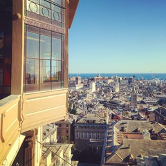 Panorama di Genova da Spianata Castelletto