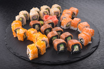 Sushi roll with tuna