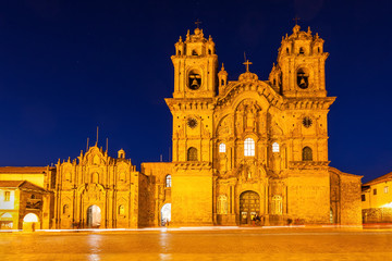 Fototapeta na wymiar Cathedral in Cusco
