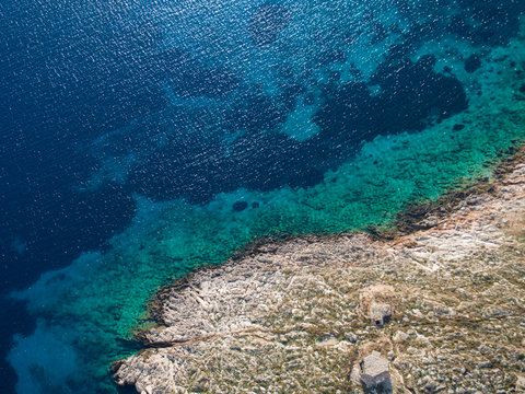 Seascape of Aegean sea
