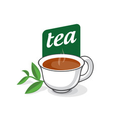 vector logo tea