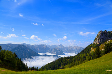 Fototapeta na wymiar Beautiful Rofan mountains in Austria