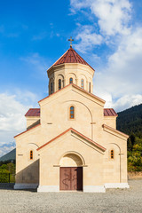 Fototapeta na wymiar Church in Mestia