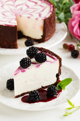 Cheesecake without baking with BlackBerry.