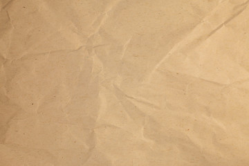 Vintage crumpled recycle paper background.